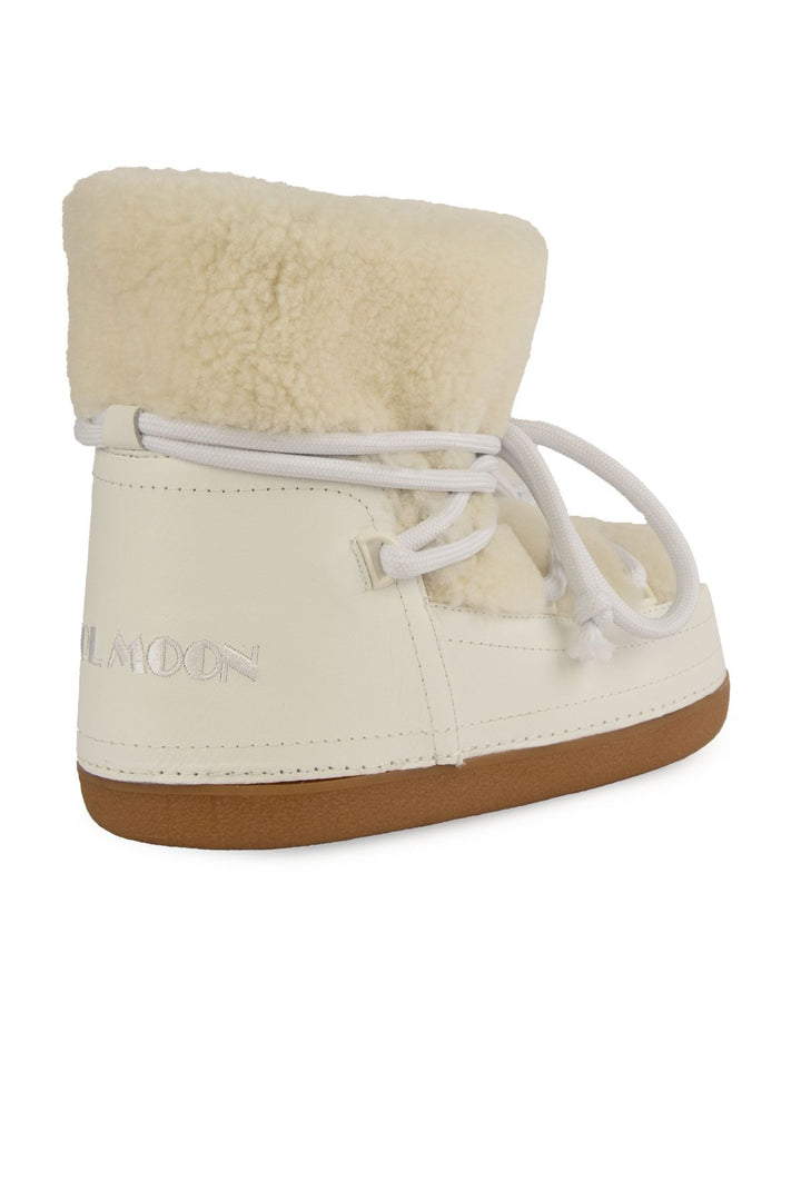 Cool Moon Genuine Sheepskin Women's Snow Boots 251211  - Ivory