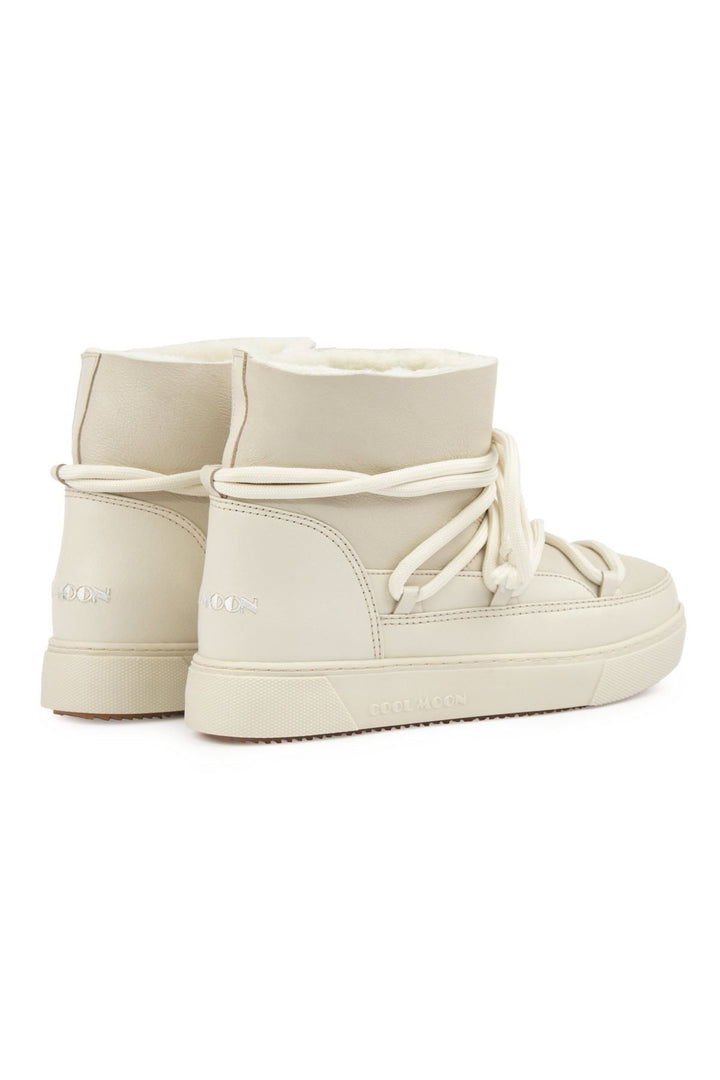 Cool Moon Sheepskin Women's Sneaker 355077  - Beige