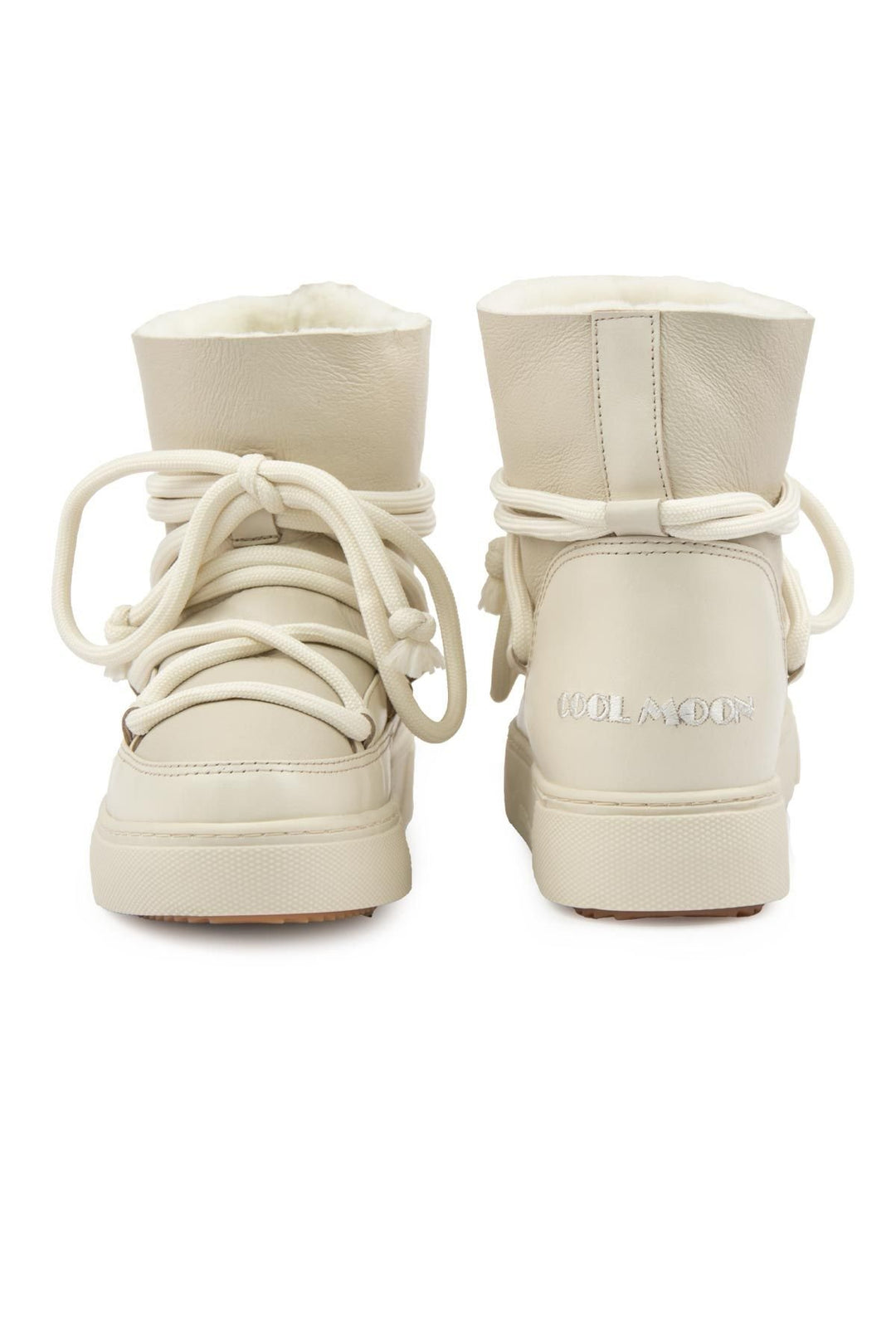 Cool Moon Sheepskin Women's Sneaker 355077  - Beige