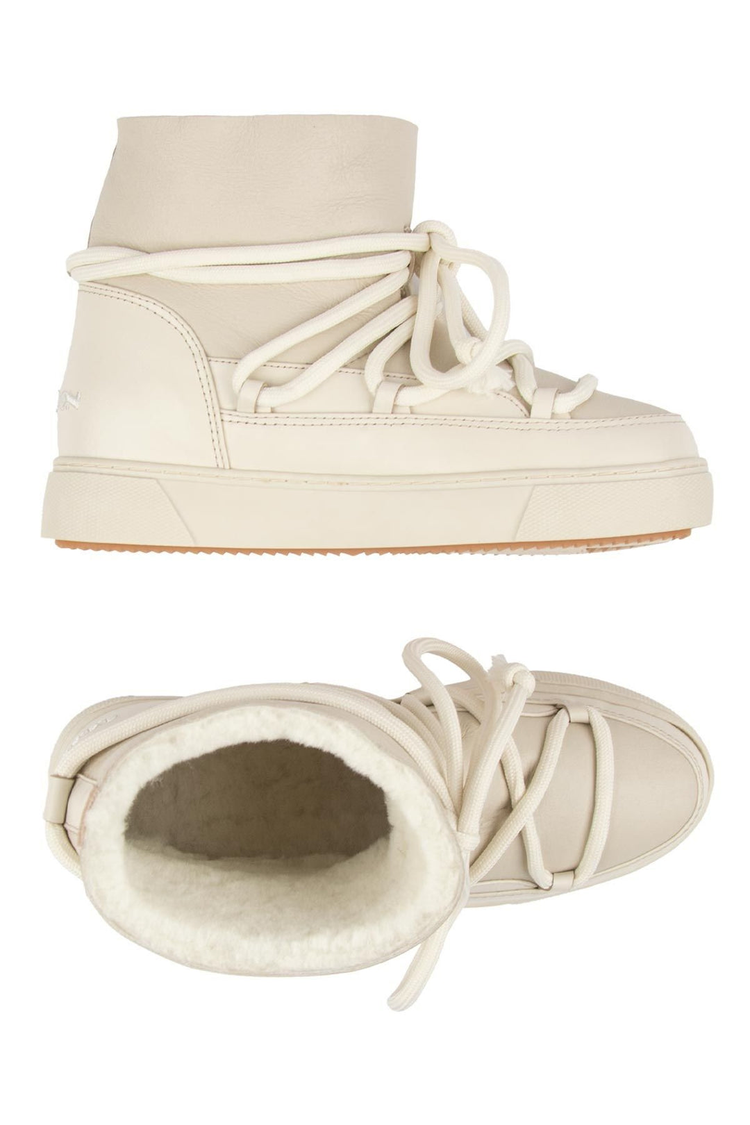 Cool Moon Sheepskin Women's Sneaker 355077  - Beige