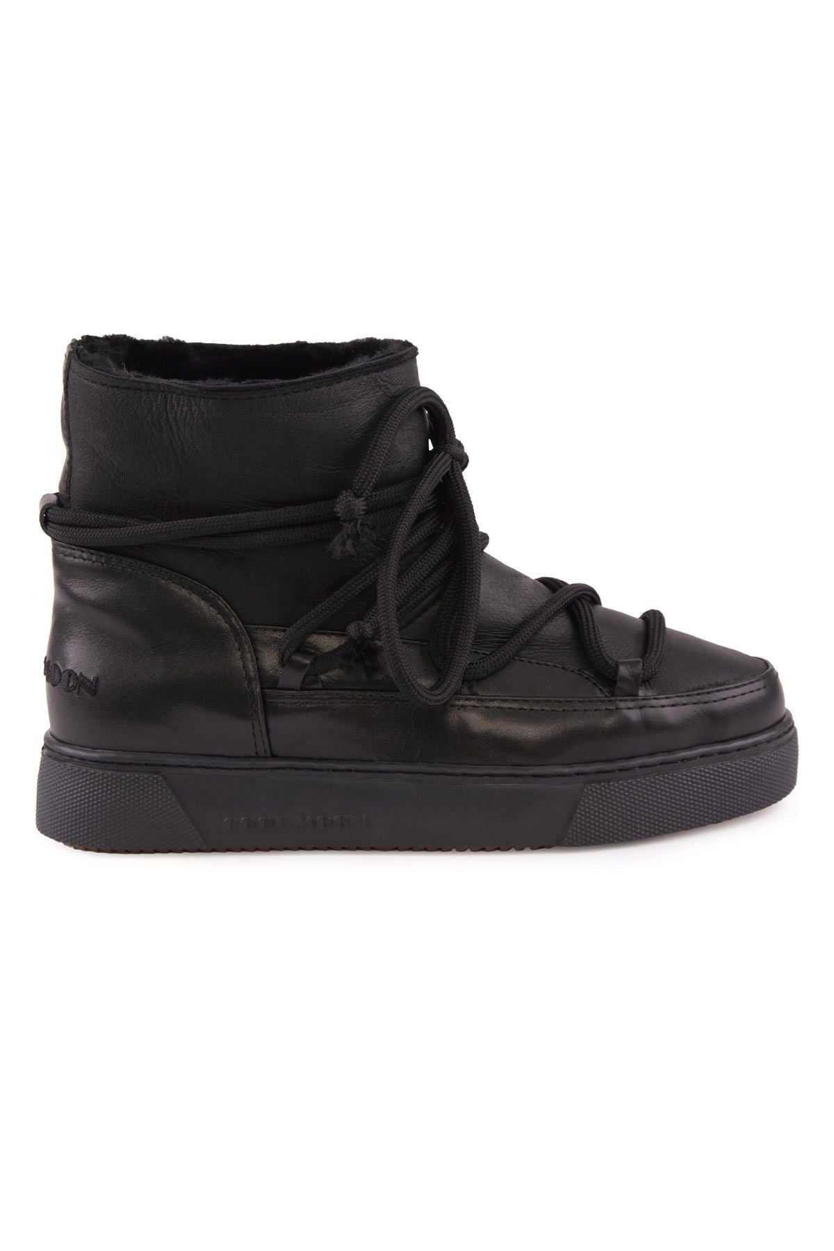 Cool Moon Sheepskin Women's Sneaker 355099  - Black