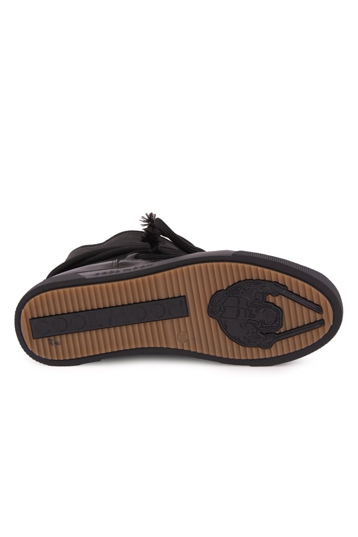 Cool Moon Sheepskin Women's Sneaker 355099  - Black
