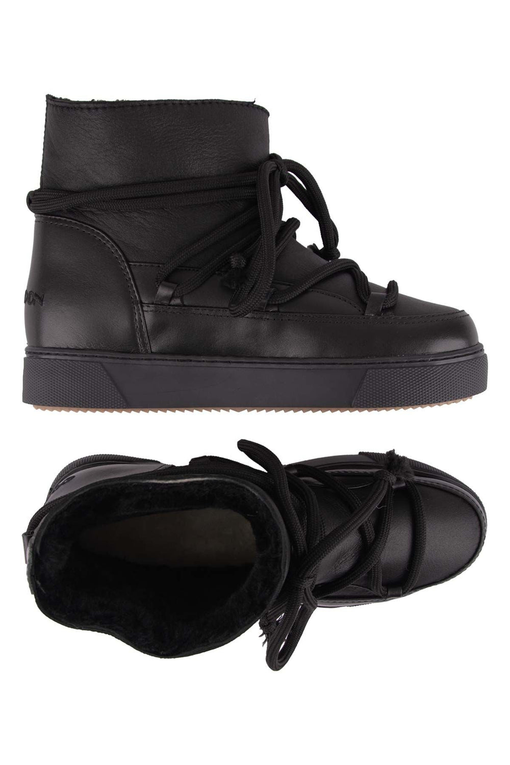 Cool Moon Sheepskin Women's Sneaker 355099  - Black