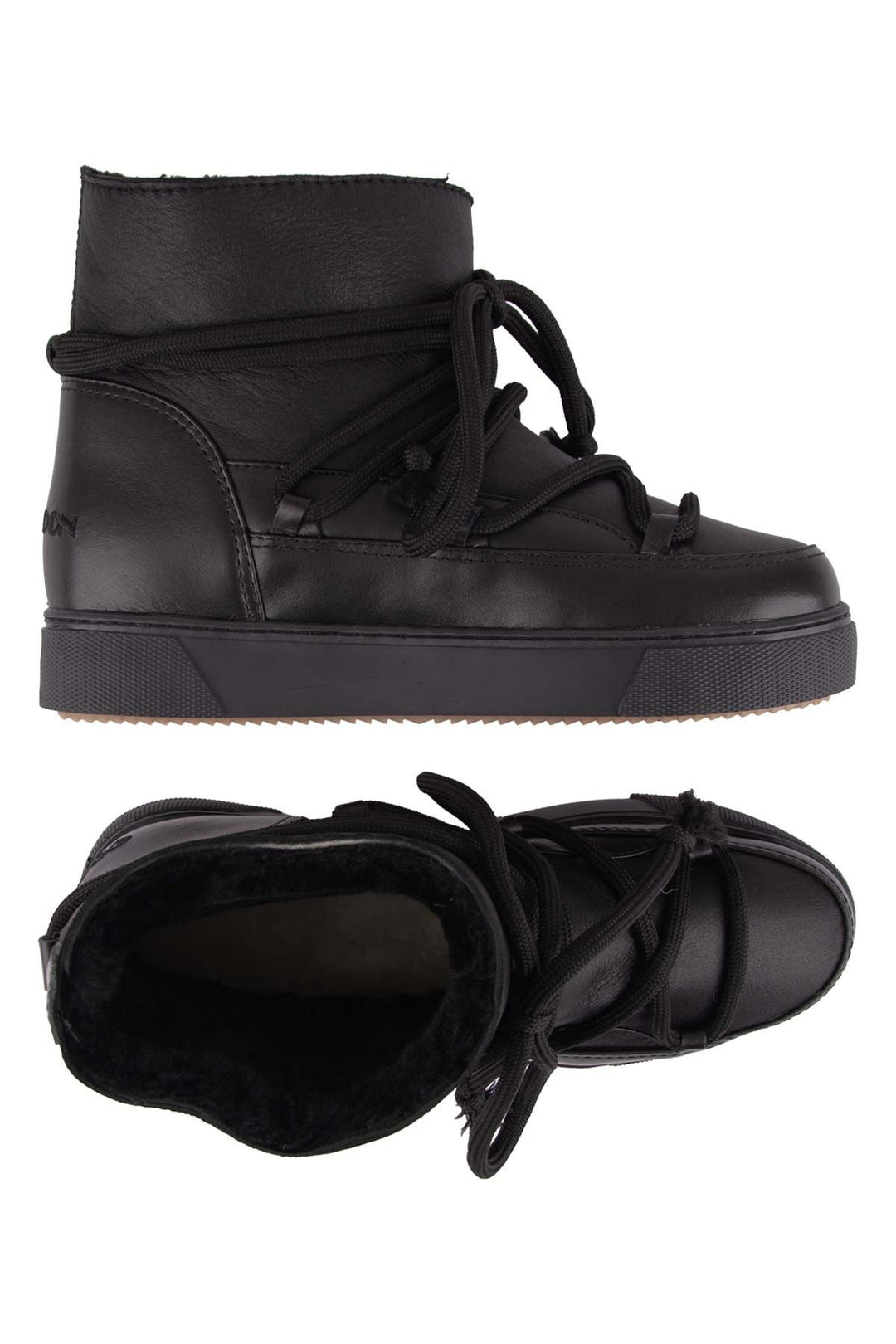 Cool Moon Sheepskin Women's Sneaker 355099  - Black