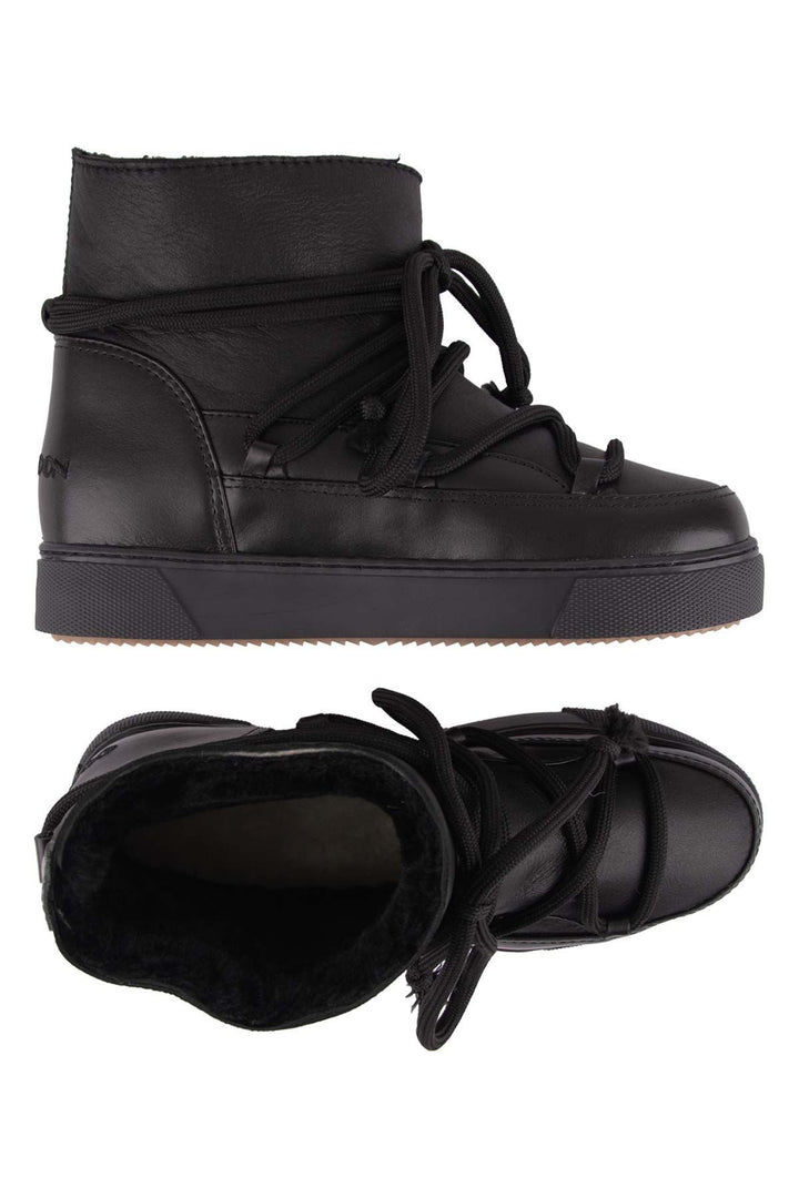 Cool Moon Sheepskin Women's Sneaker 355099  - Black