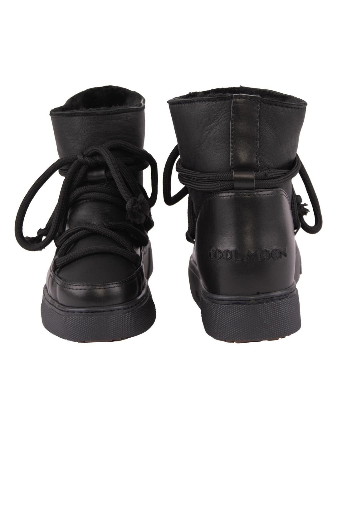 Cool Moon Sheepskin Women's Sneaker 355099  - Black