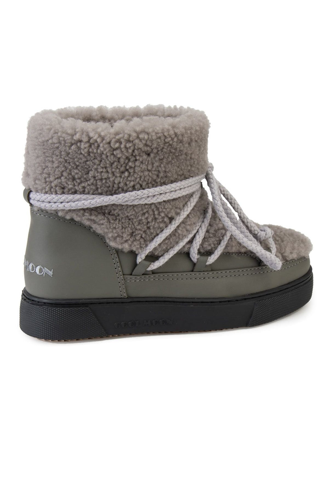 Cool Moon Genuine Sheepskin Women's Sneakers 355067  - Grey