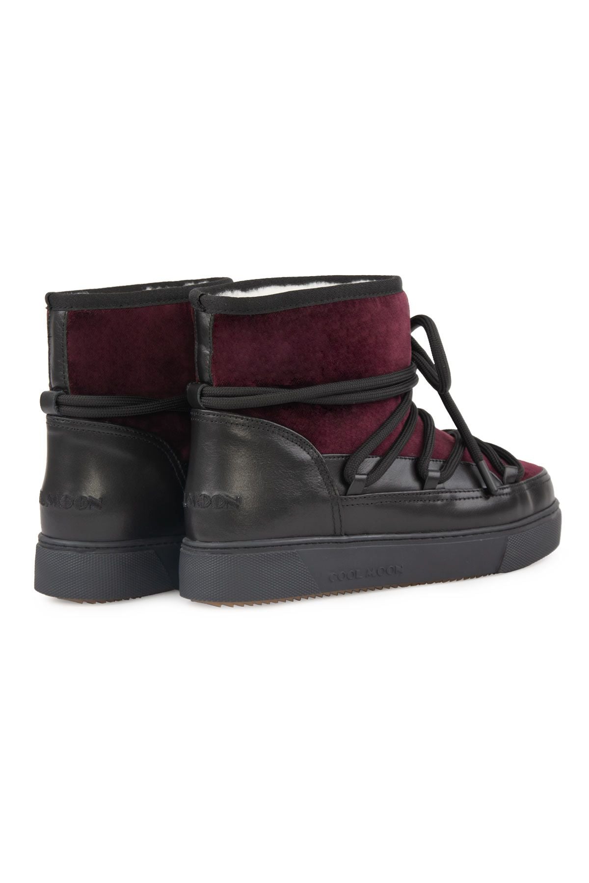Cool Moon Women’s Sheepskin Boots 355110  - Burgundy