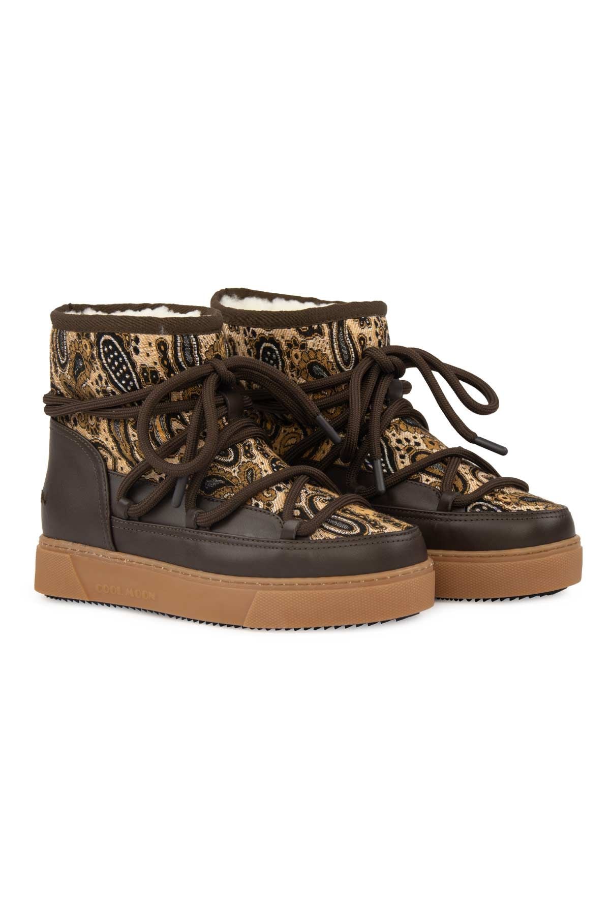 Cool Moon Women’s Sheepskin Boots 355111  - Choco