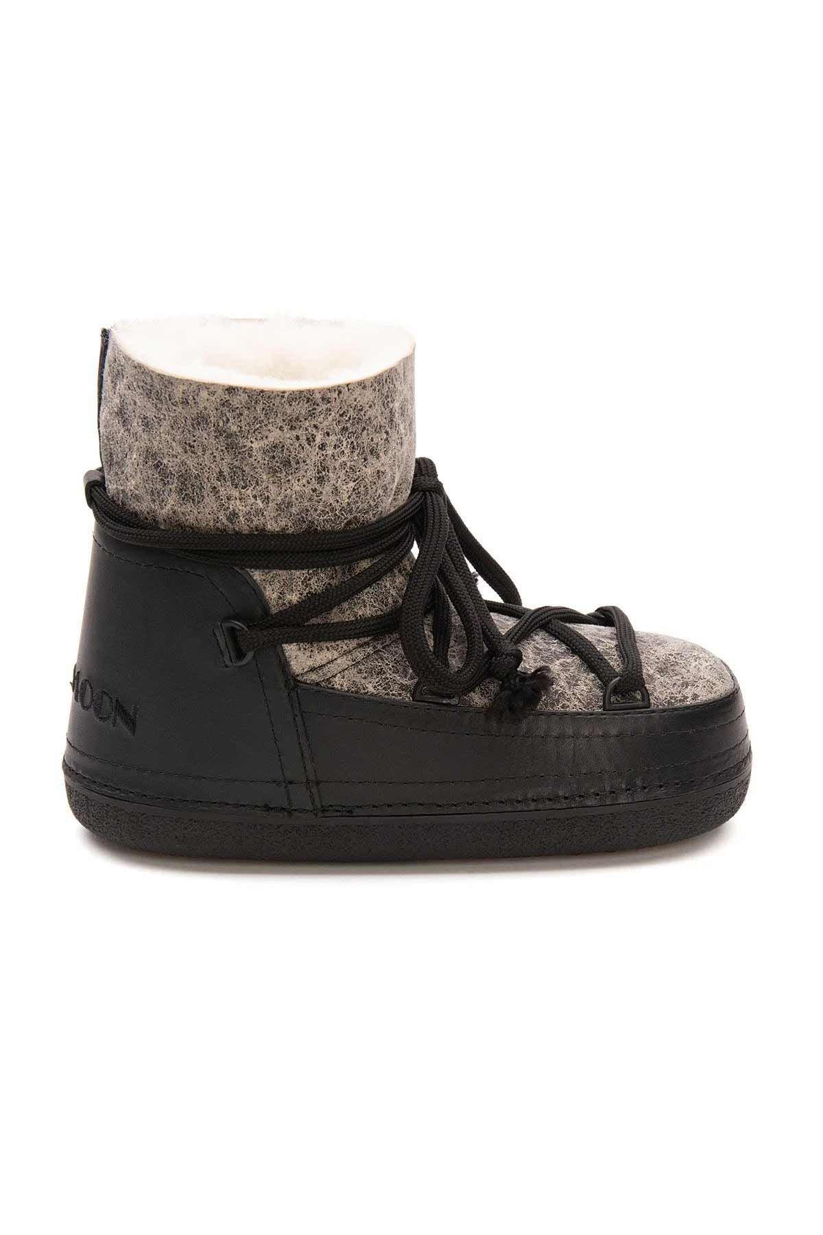 Cool Moon Sheepskin Women Snow Boots 251357  - Black