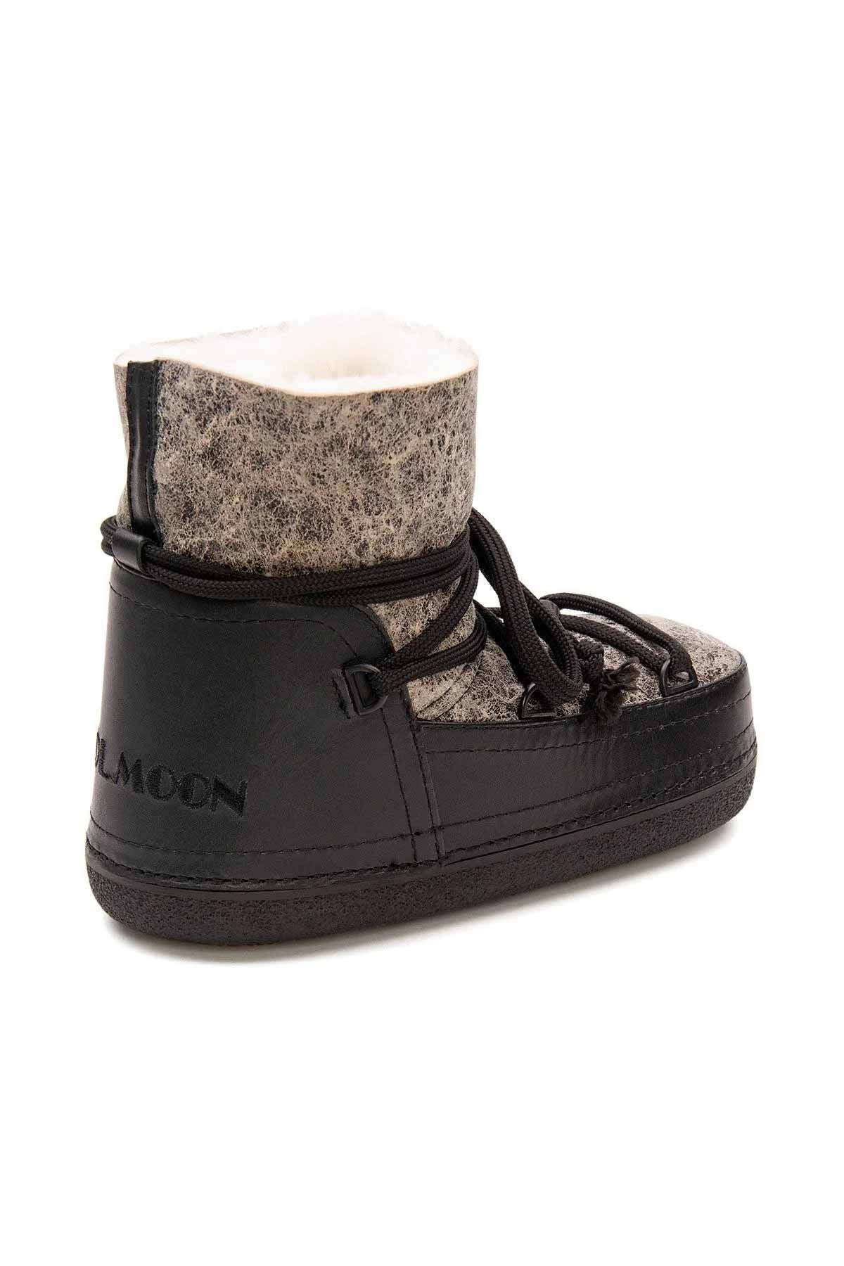 Cool Moon Sheepskin Women Snow Boots 251357  - Black