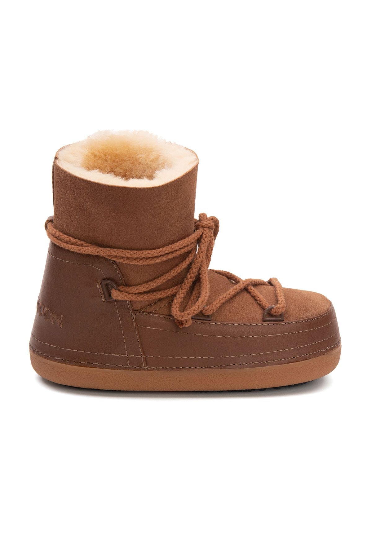 Cool Moon Shearling Women's Snow Boots 251368  - Chestnut
