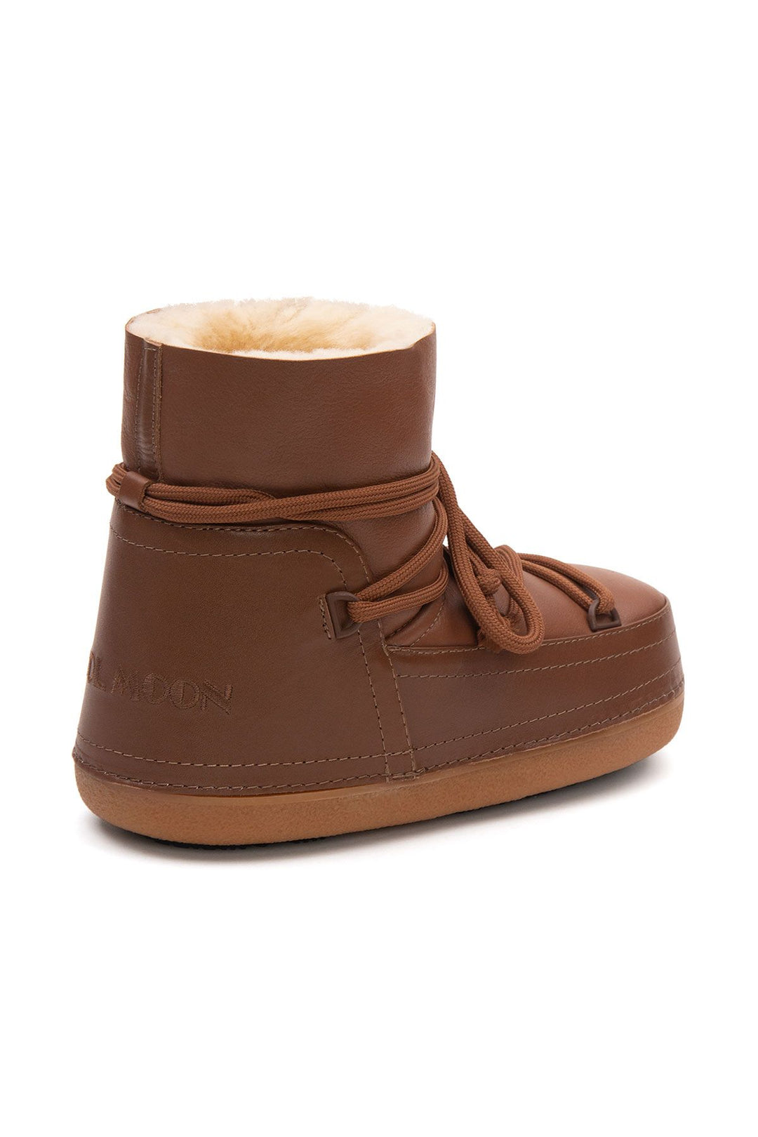 Cool Moon Women's Shearling Snow Boots 251369  - Chestnut