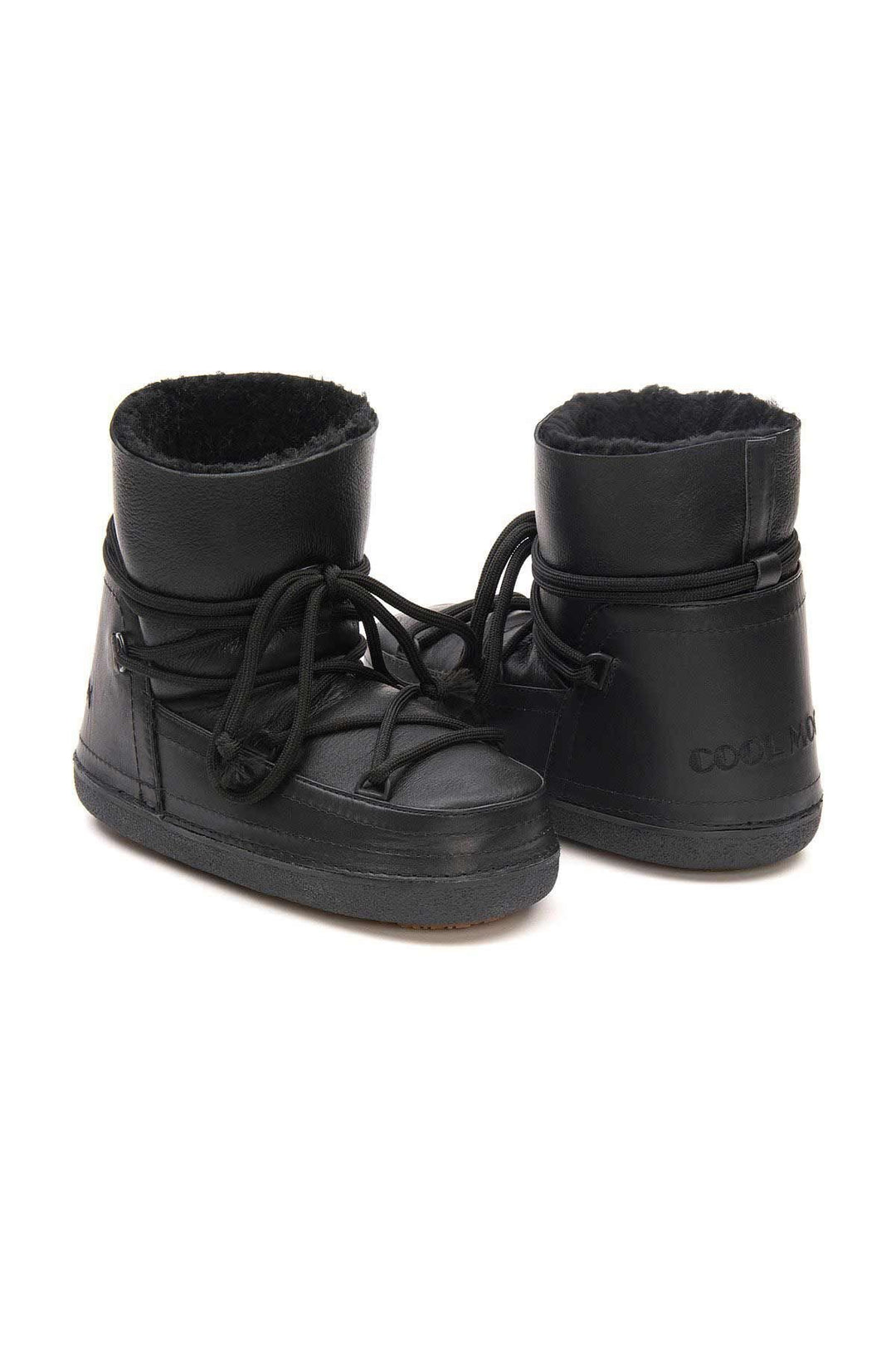 Cool Moon Women's Shearling Snow Boots 251369  - Black