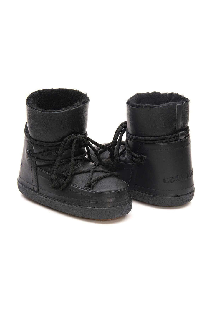 Cool Moon Women's Shearling Snow Boots 251369  - Black