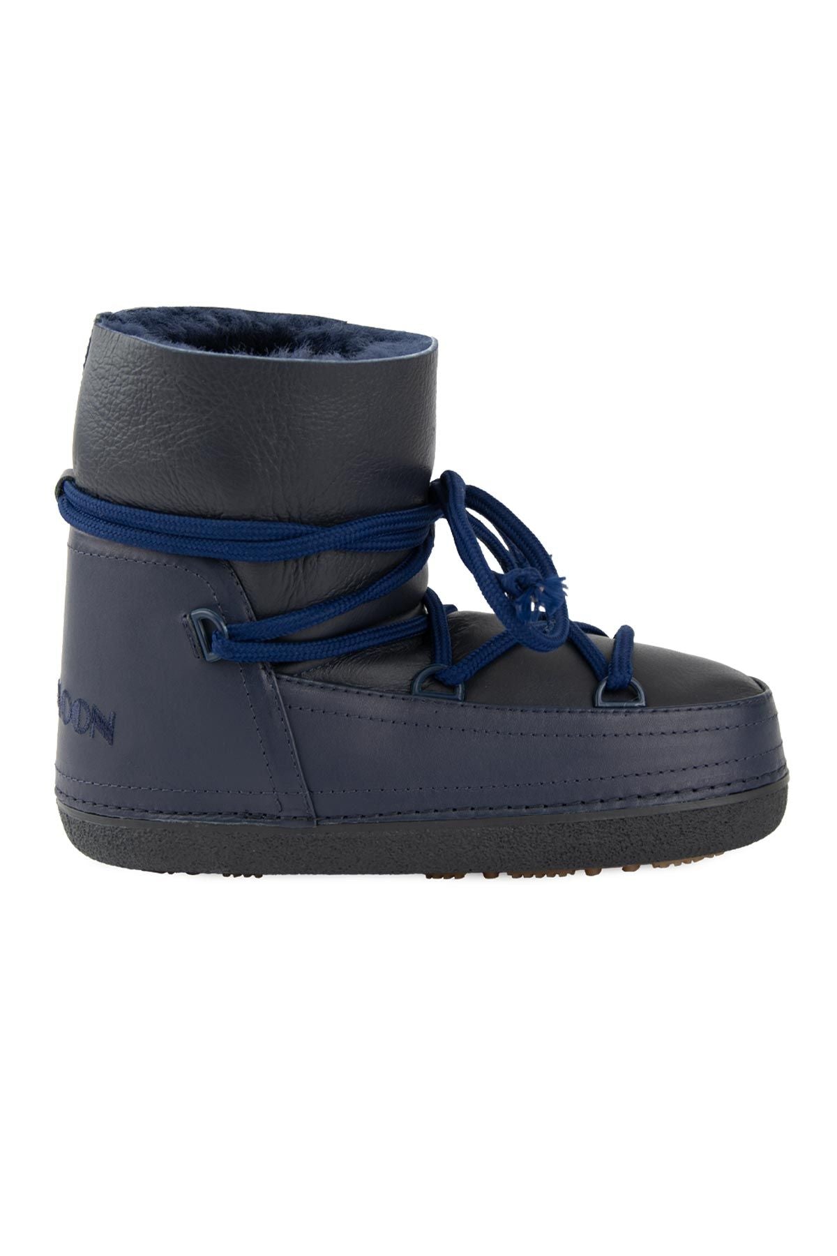 Cool Moon Women's Shearling Snow Boots 251369  - Navy