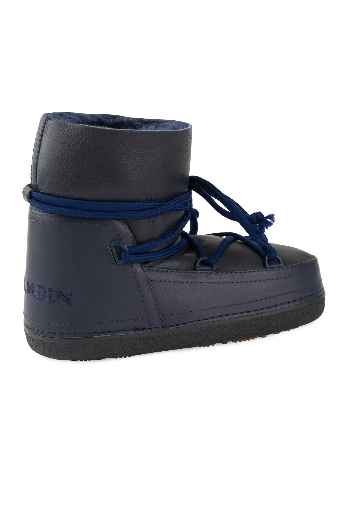 Cool Moon Women's Shearling Snow Boots 251369  - Navy