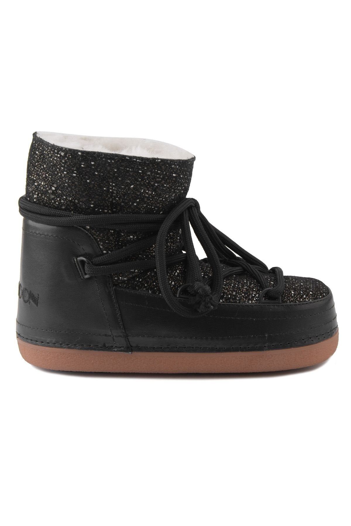 Cool Moon Women's Shearling Snow Boots 251372  - Black