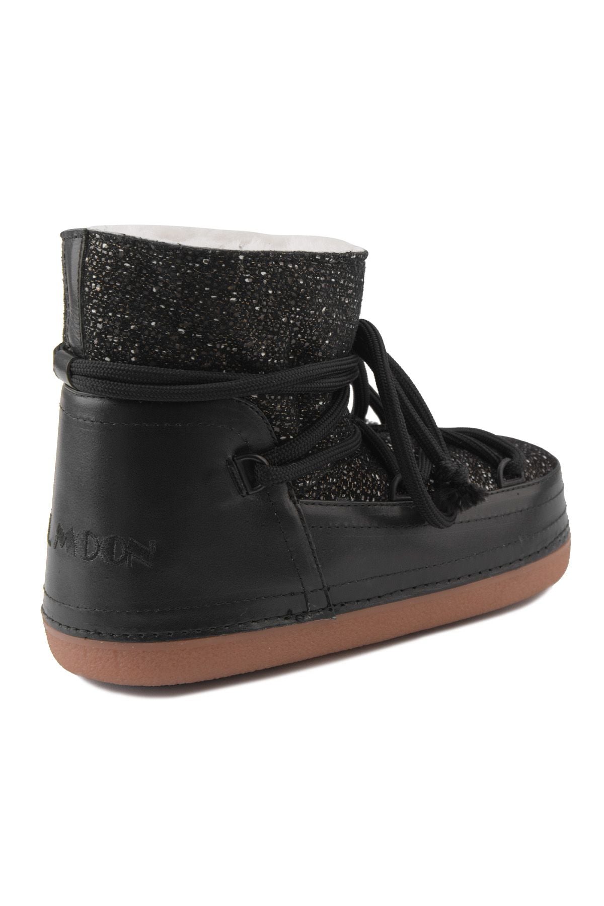 Cool Moon Women's Shearling Snow Boots 251372  - Black