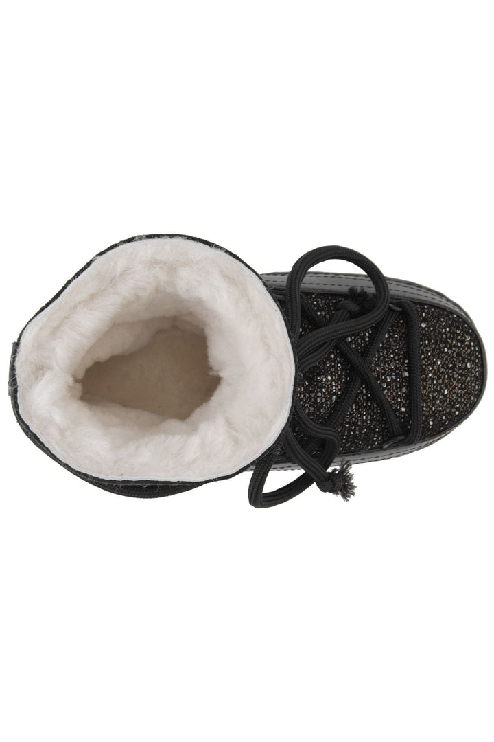 Cool Moon Women's Shearling Snow Boots 251372  - Black