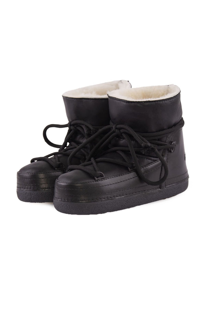 Cool Moon Women's Shearling Snow Boots 251374  - Black