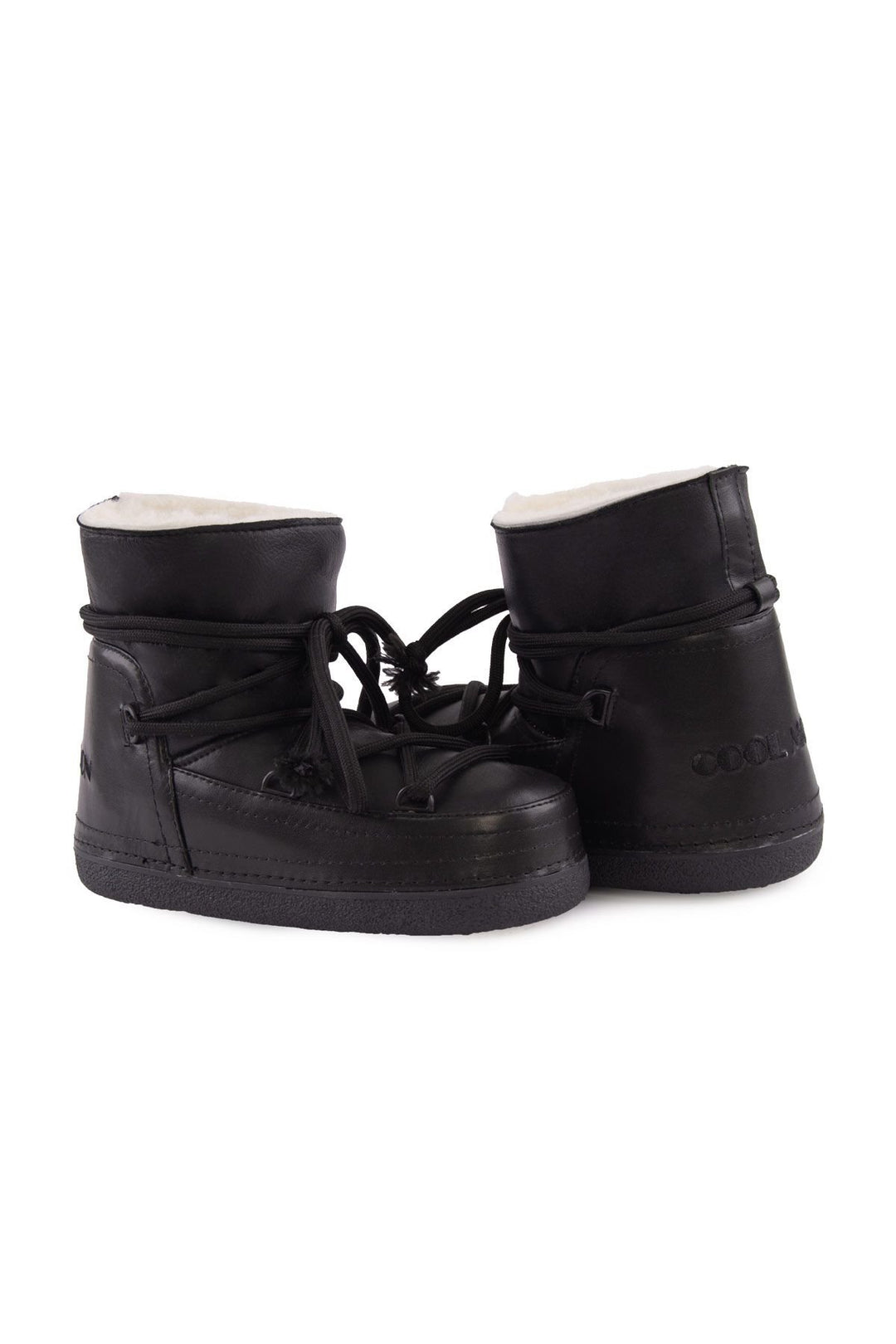 Cool Moon Women's Shearling Snow Boots 251374  - Black