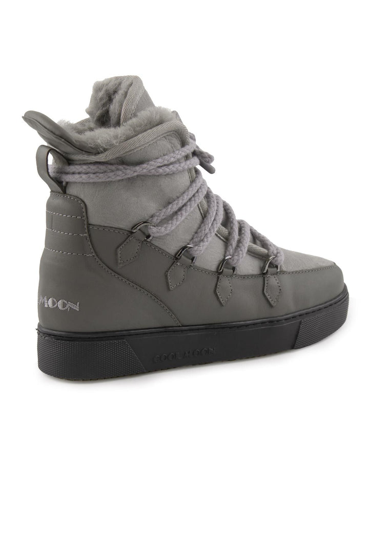 Cool Moon Shearling Women's Sneakers 365060  - Grey