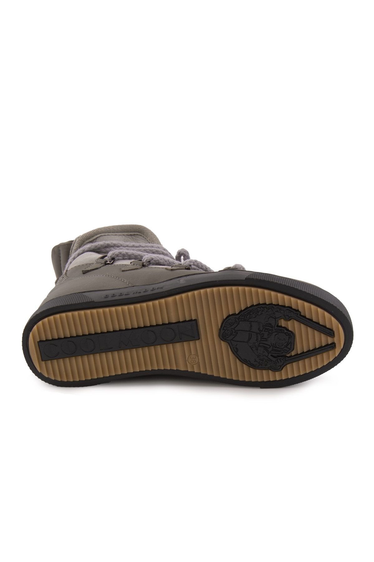Cool Moon Shearling Women's Sneakers 365060  - Grey