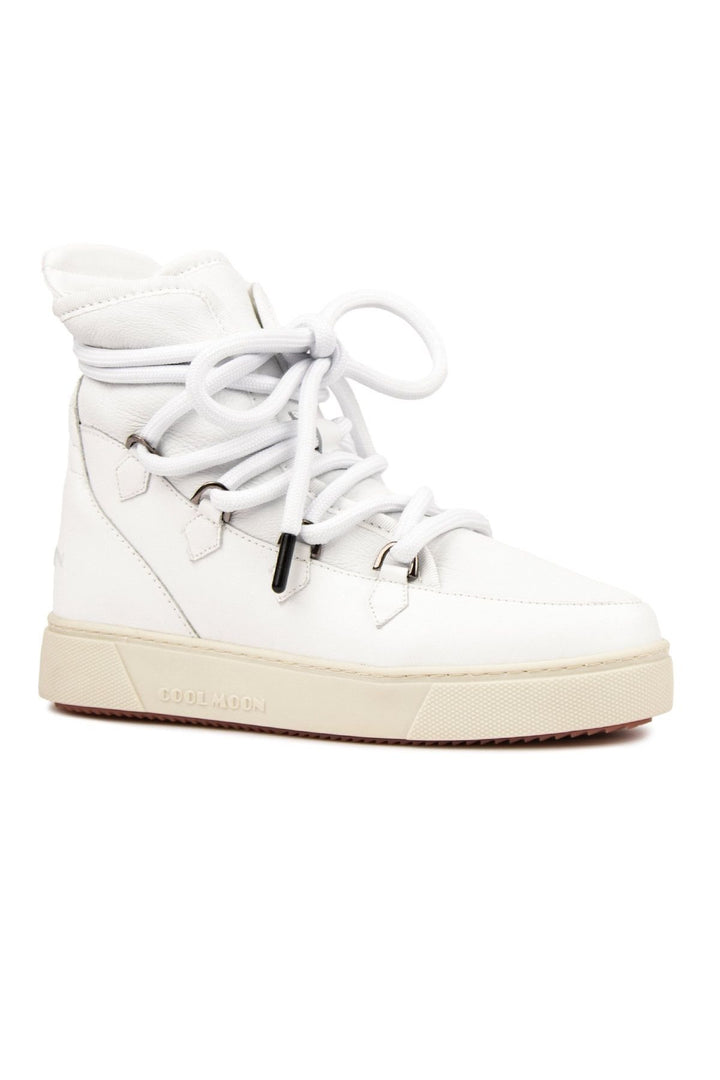 Cool Moon Shearling Women's Sneakers 365050  - White