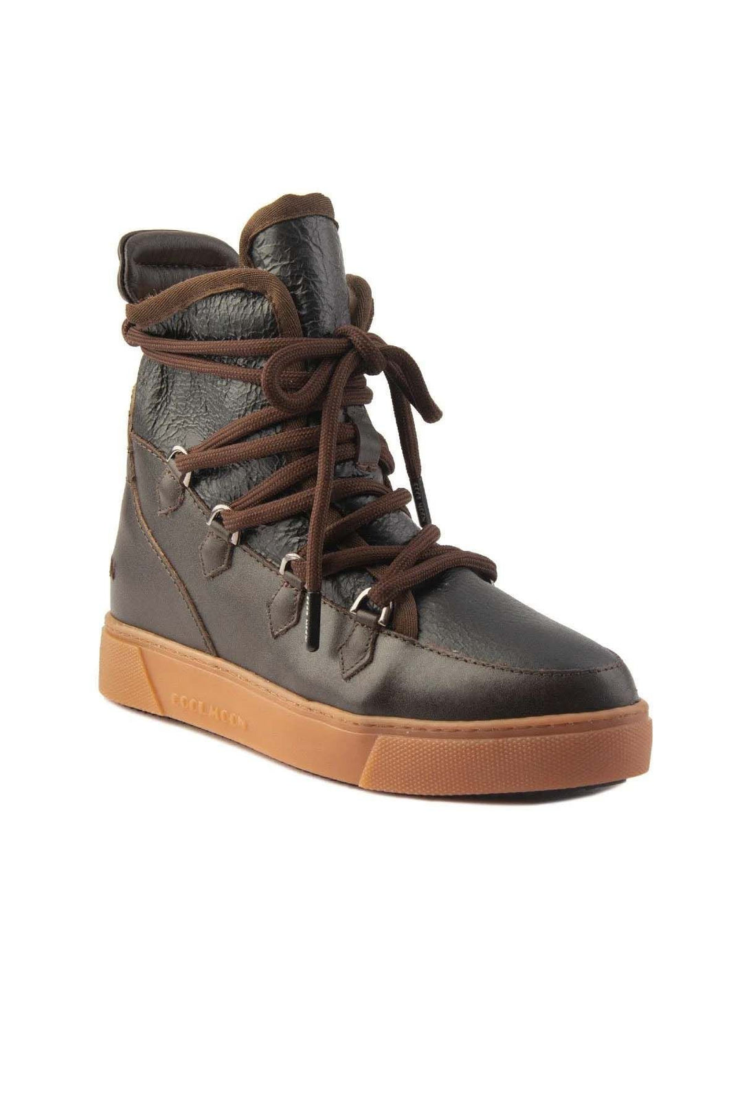 Cool Moon Shearling Women's Sneakers 365051  - Choco