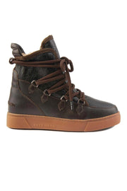 Cool Moon Shearling Women's Sneakers 365051  - Choco