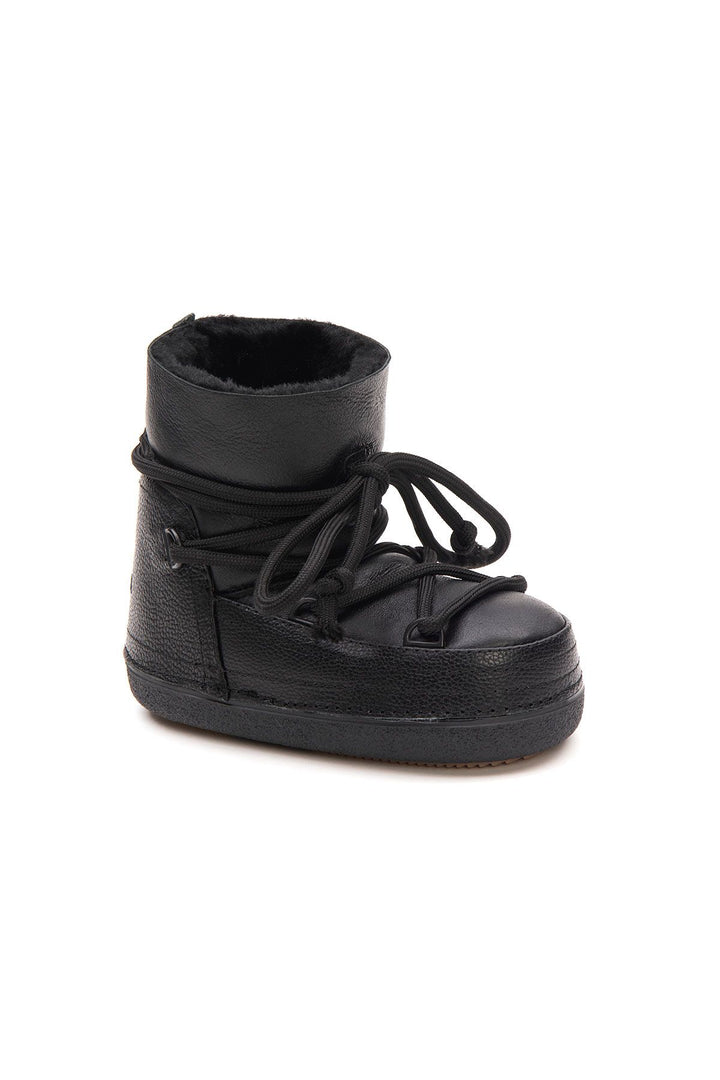 Cool Moon Shearling Kids Snow Boots 261001  - Black