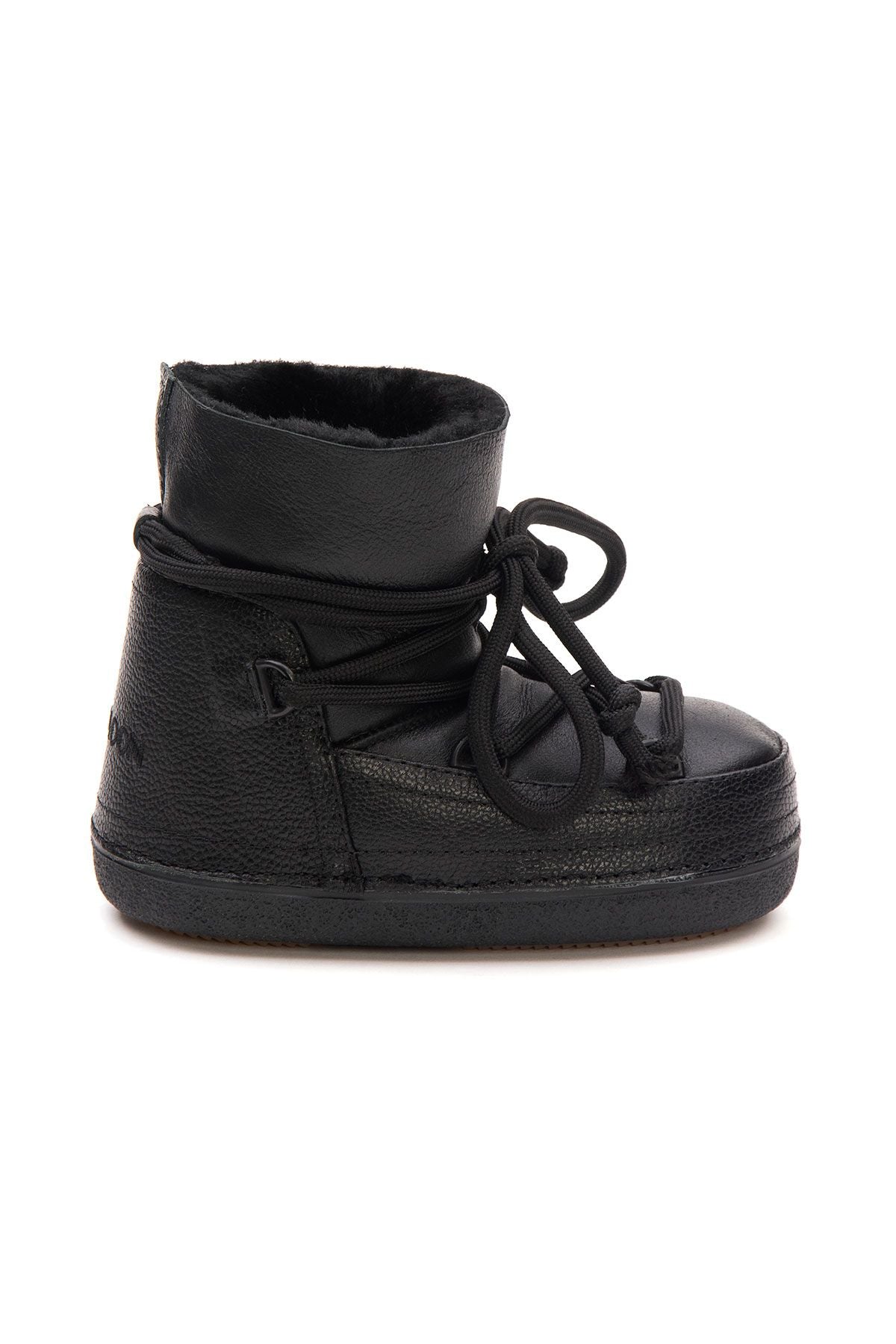 Cool Moon Shearling Kids Snow Boots 261001  - Black