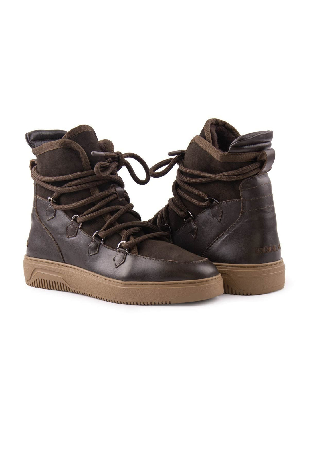 Cool Moon Sheepskin Men's Suede Boots 375055  - Choco