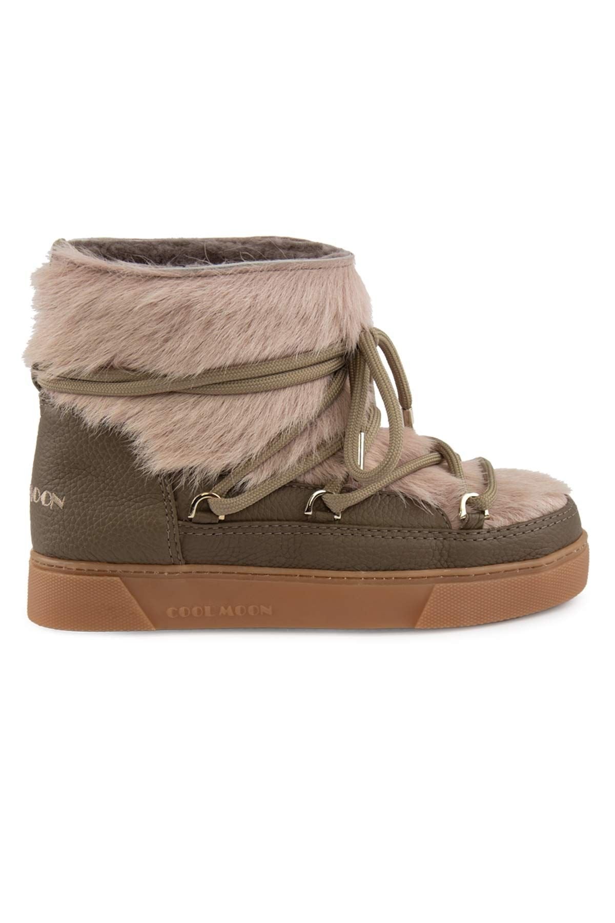 Cool Moon Fluffy Women's Sneakers 355096  - Stone