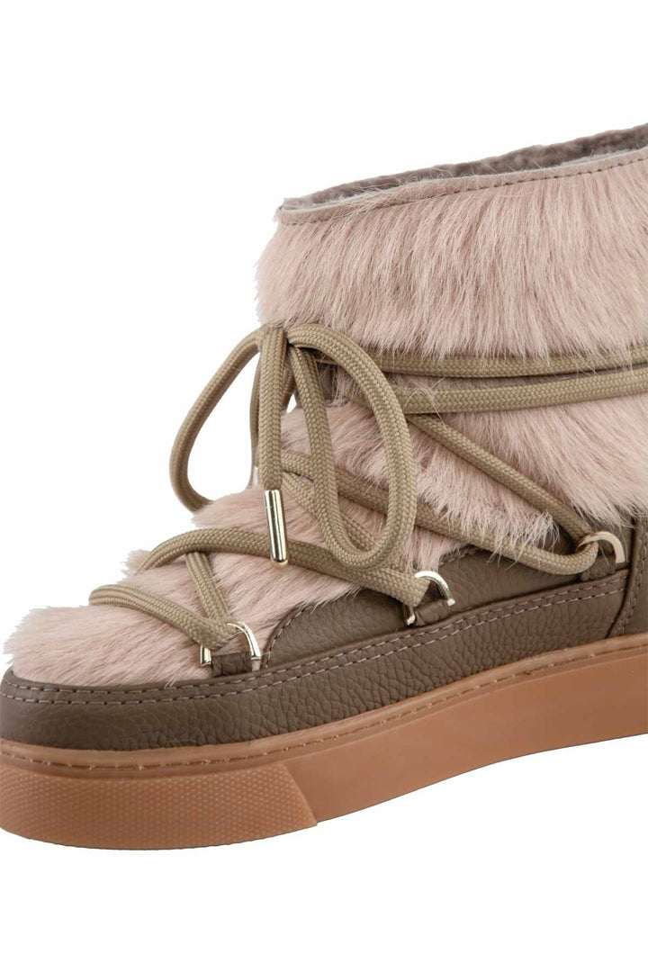 Cool Moon Fluffy Women's Sneakers 355096  - Stone