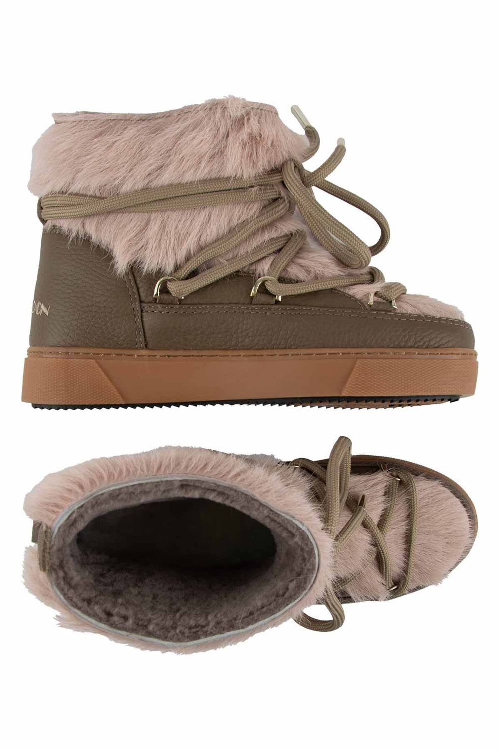 Cool Moon Fluffy Women's Sneakers 355096  - Stone