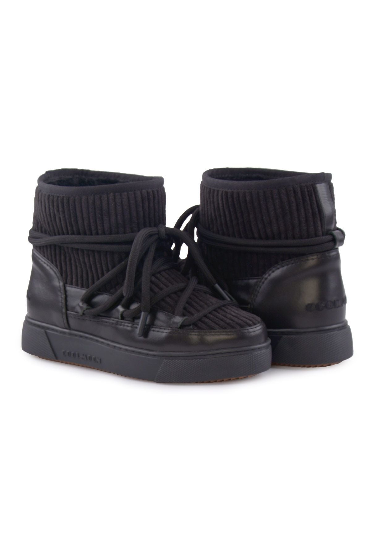 Cool Moon Sheepskin Women's Sneaker 355098  - Black