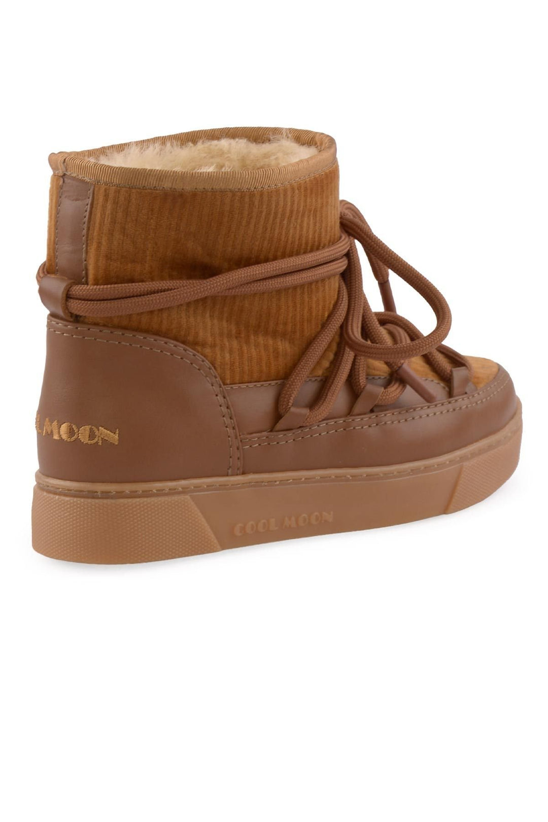Cool Moon Sheepskin Women's Sneaker 355098  - Chestnut