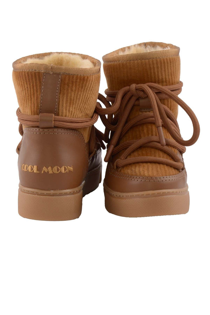 Cool Moon Sheepskin Women's Sneaker 355098  - Chestnut