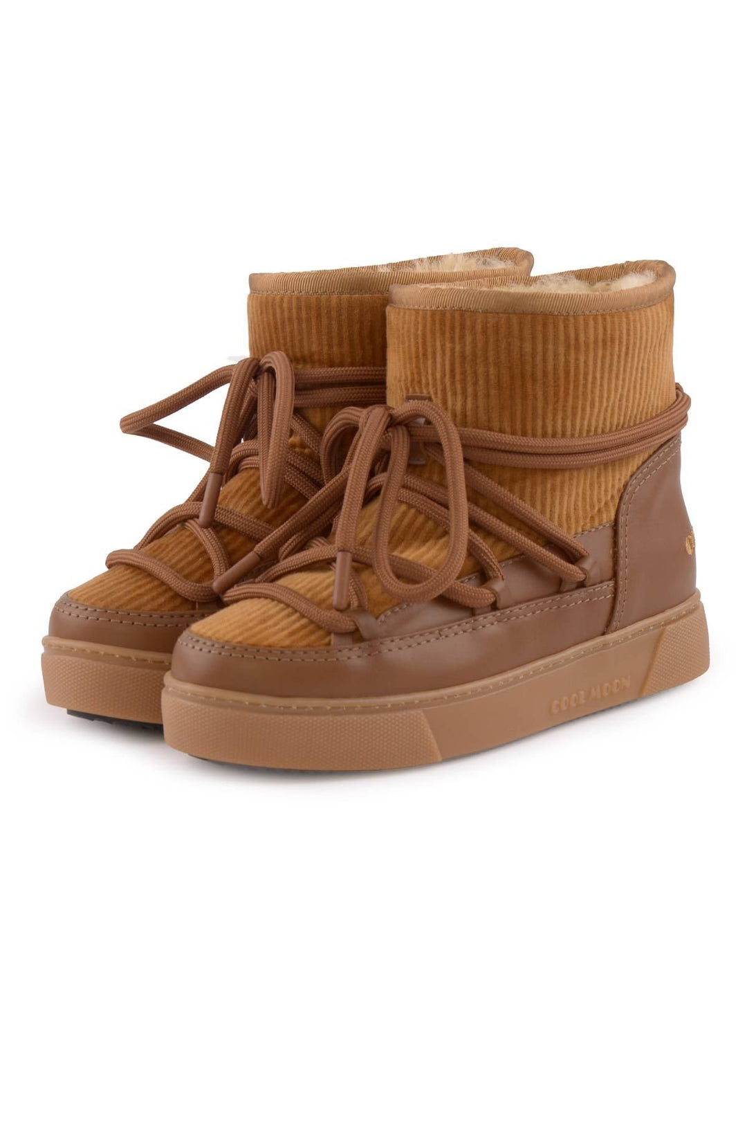 Cool Moon Sheepskin Women's Sneaker 355098  - Chestnut