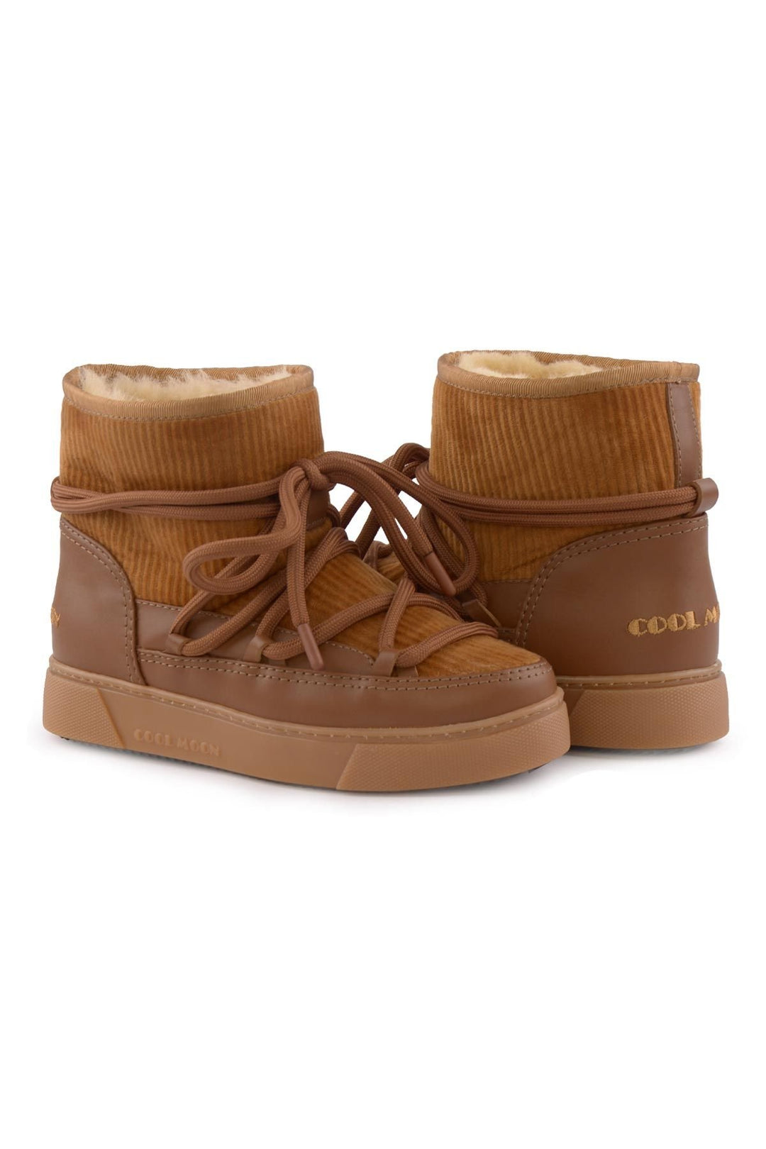 Cool Moon Sheepskin Women's Sneaker 355098  - Chestnut