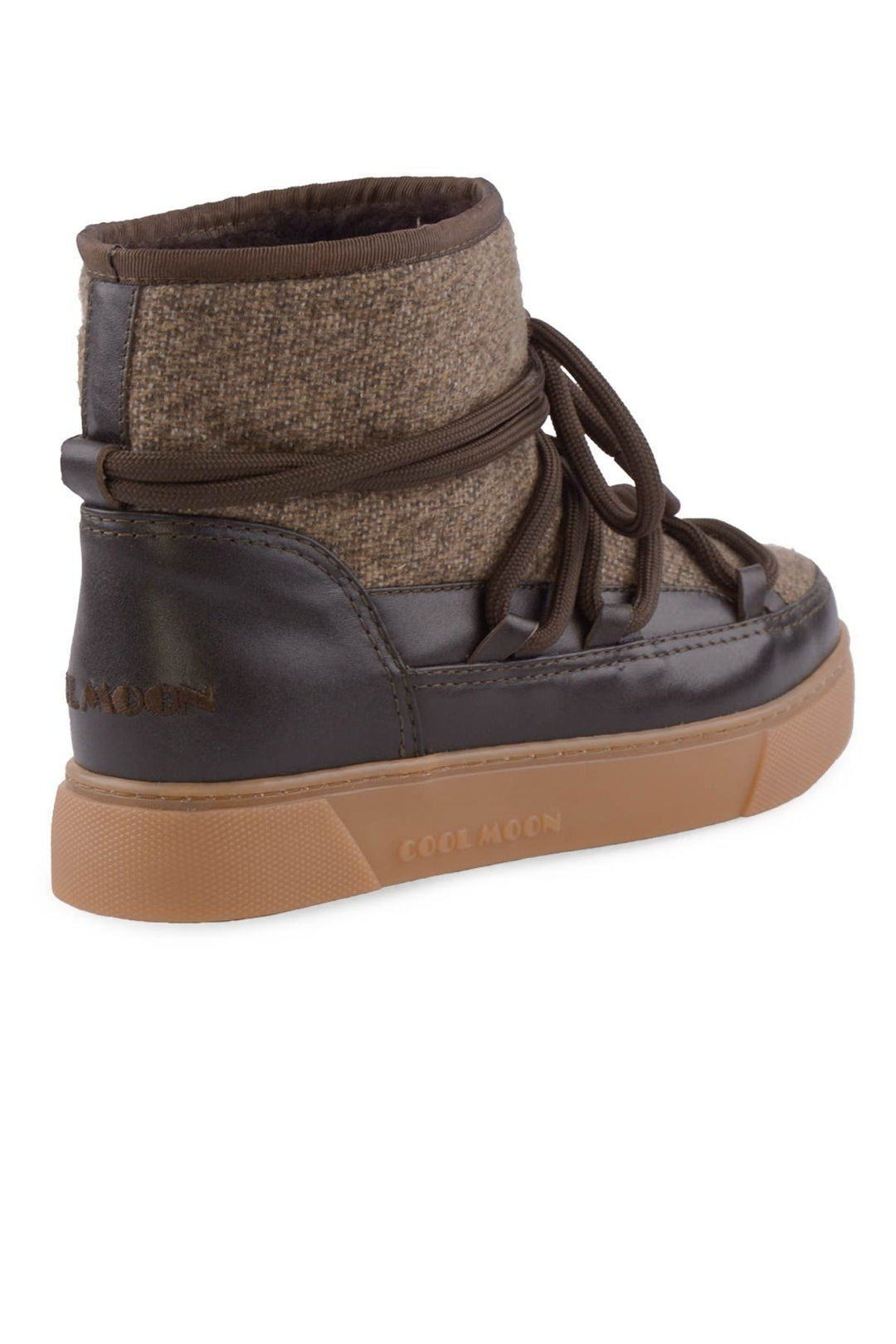 Cool Moon Sheepskin Women's Sneaker 355098  - Choco