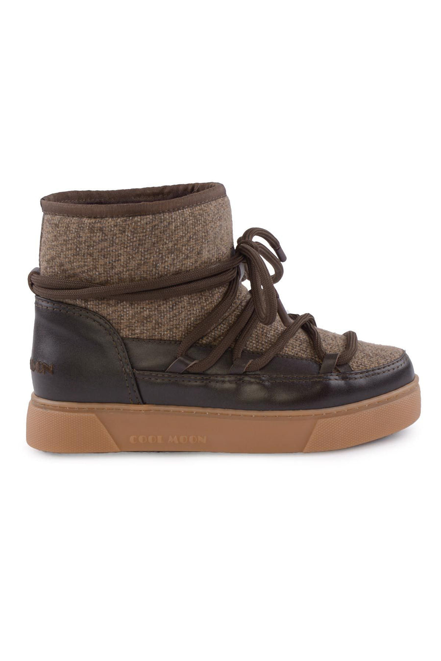 Cool Moon Sheepskin Women's Sneaker 355098  - Choco