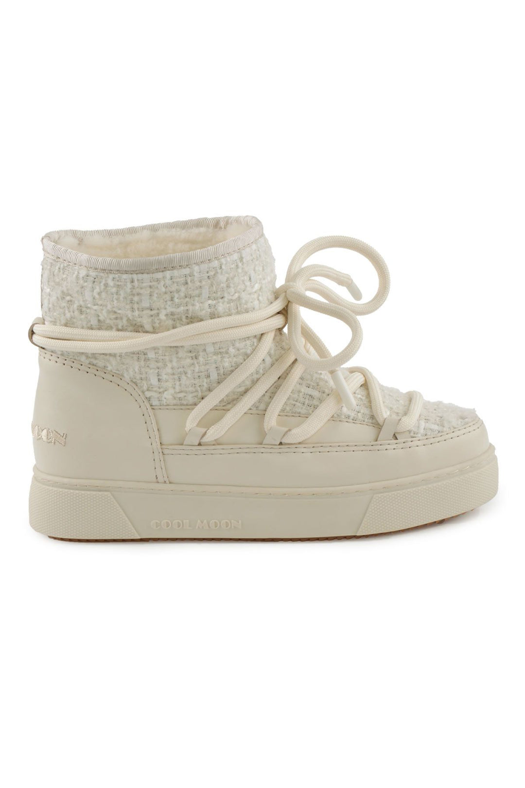 Cool Moon Sheepskin Women's Sneaker 355098  - Beige