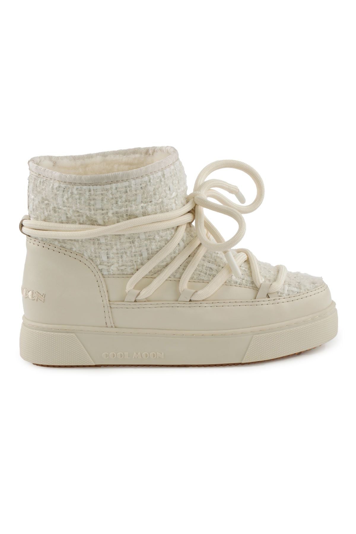 Cool Moon Sheepskin Women's Sneaker 355098  - Beige