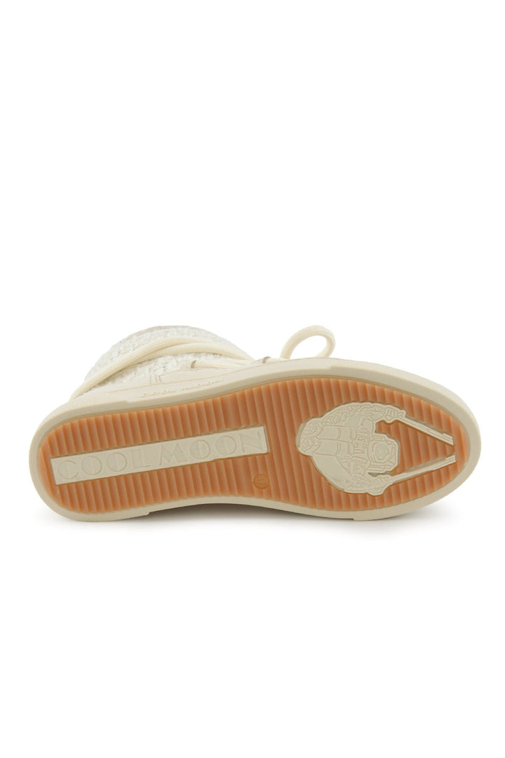 Cool Moon Sheepskin Women's Sneaker 355098  - Beige