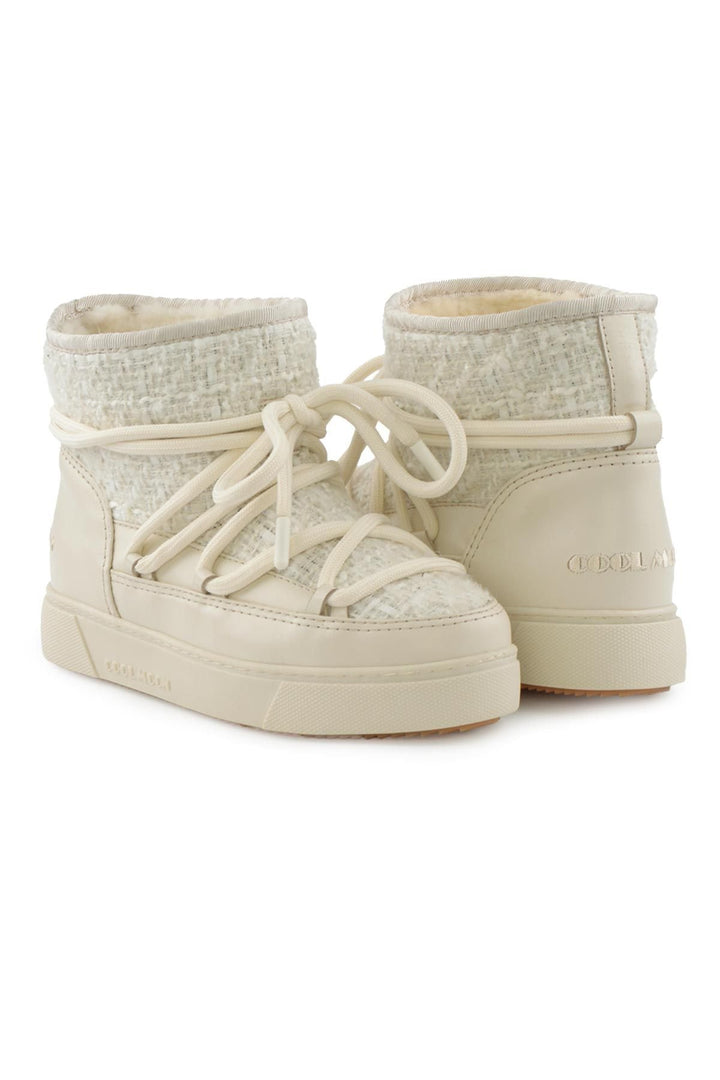 Cool Moon Sheepskin Women's Sneaker 355098  - Beige