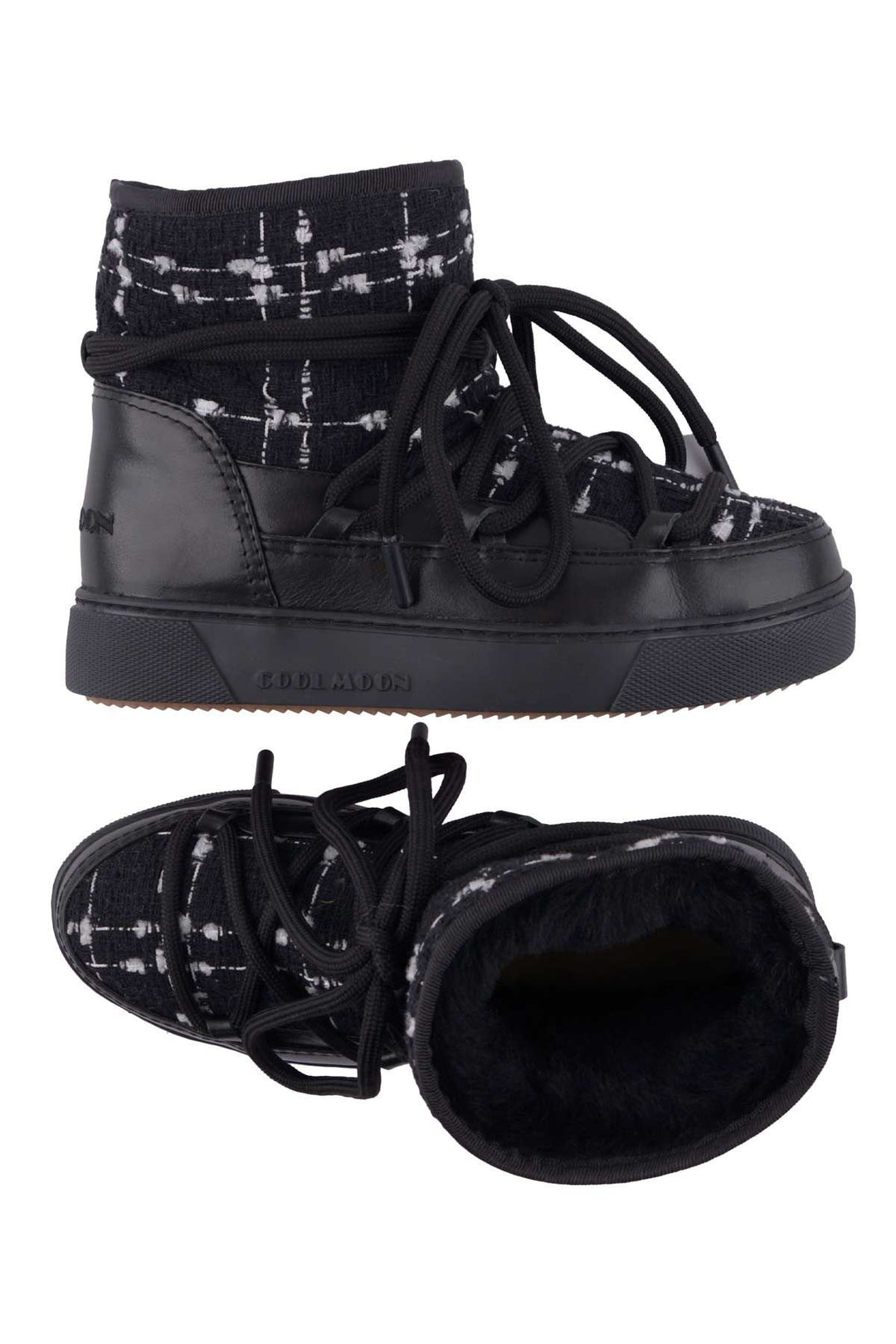 Cool Moon Sheepskin Women's Sneaker 355098  - Cream