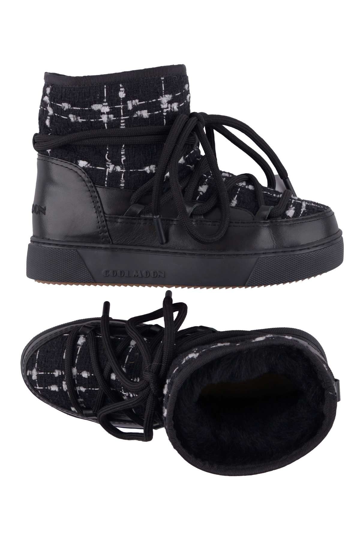 Cool Moon Sheepskin Women's Sneaker 355098  - Cream